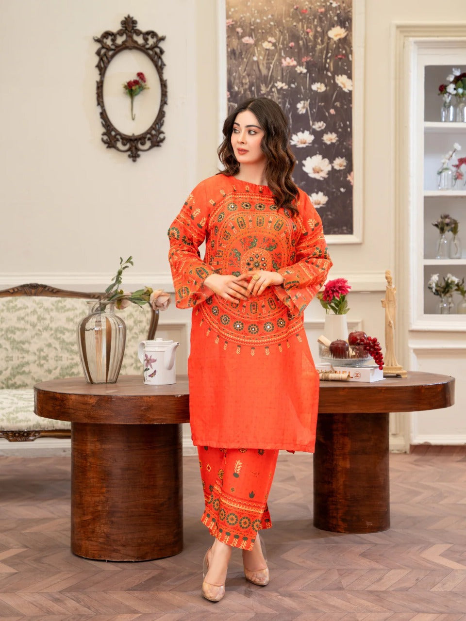 Sindhi Mandala – Orange Edition | By Ainoor