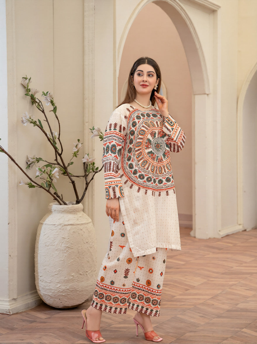 Sindhi Mandala – White Edition | By Ainoor