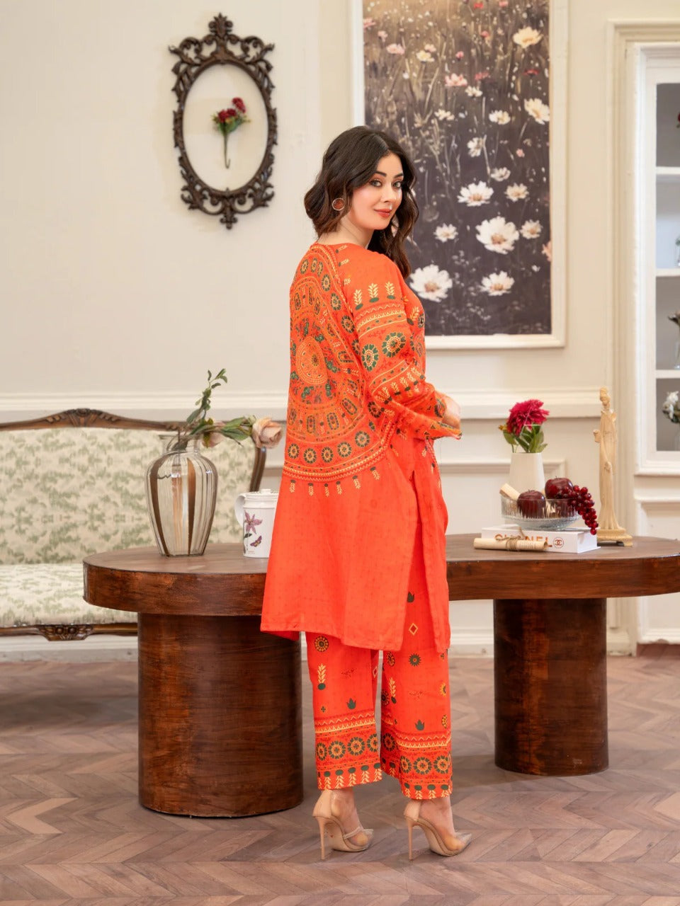 Sindhi Mandala – Orange Edition | By Ainoor