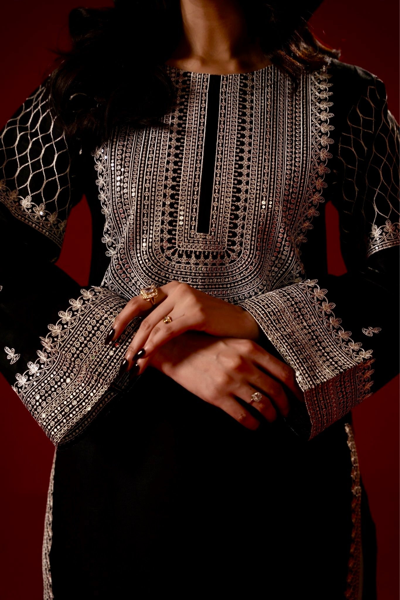 Silver Sequin | By Ainoor