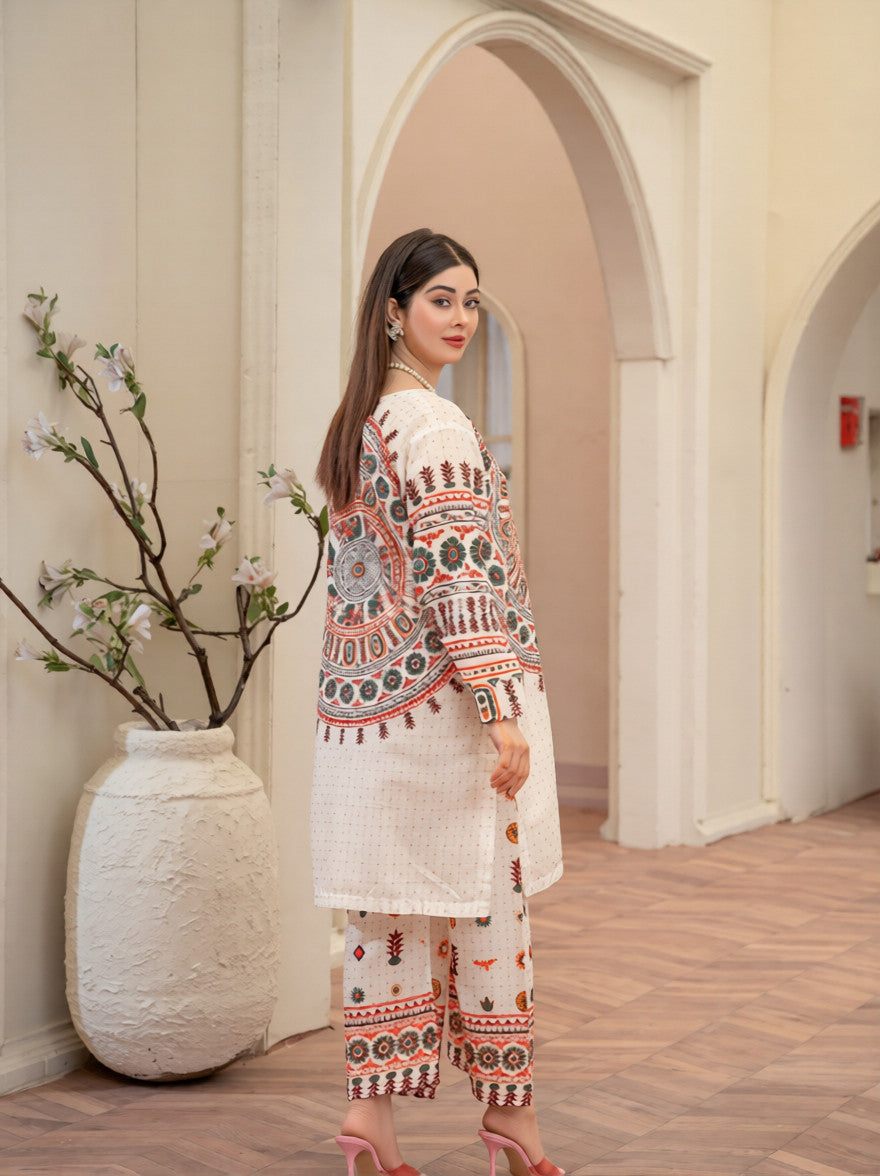 Sindhi Mandala – White Edition | By Ainoor