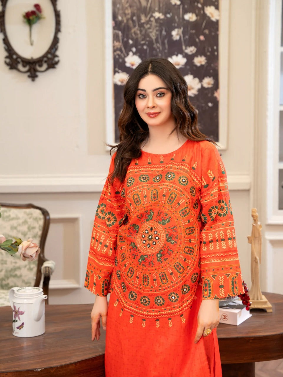 Sindhi Mandala – Orange Edition | By Ainoor