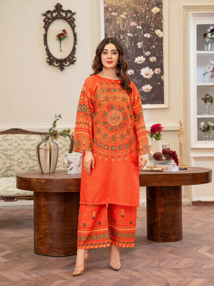 Sindhi Mandala – Orange Edition | By Ainoor