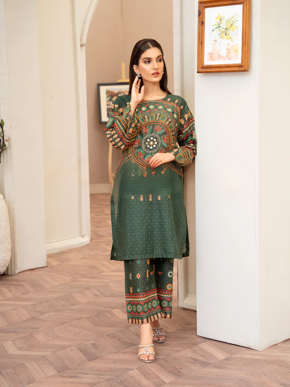 Sindhi Mandala – Green Edition | By Ainoor