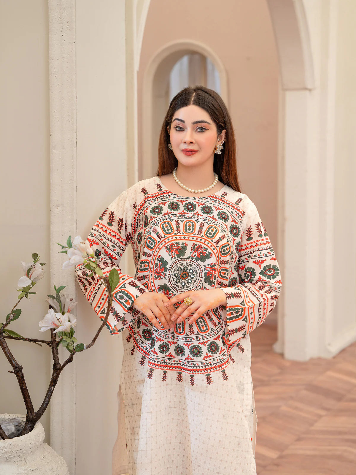Sindhi Mandala – White Edition | By Ainoor