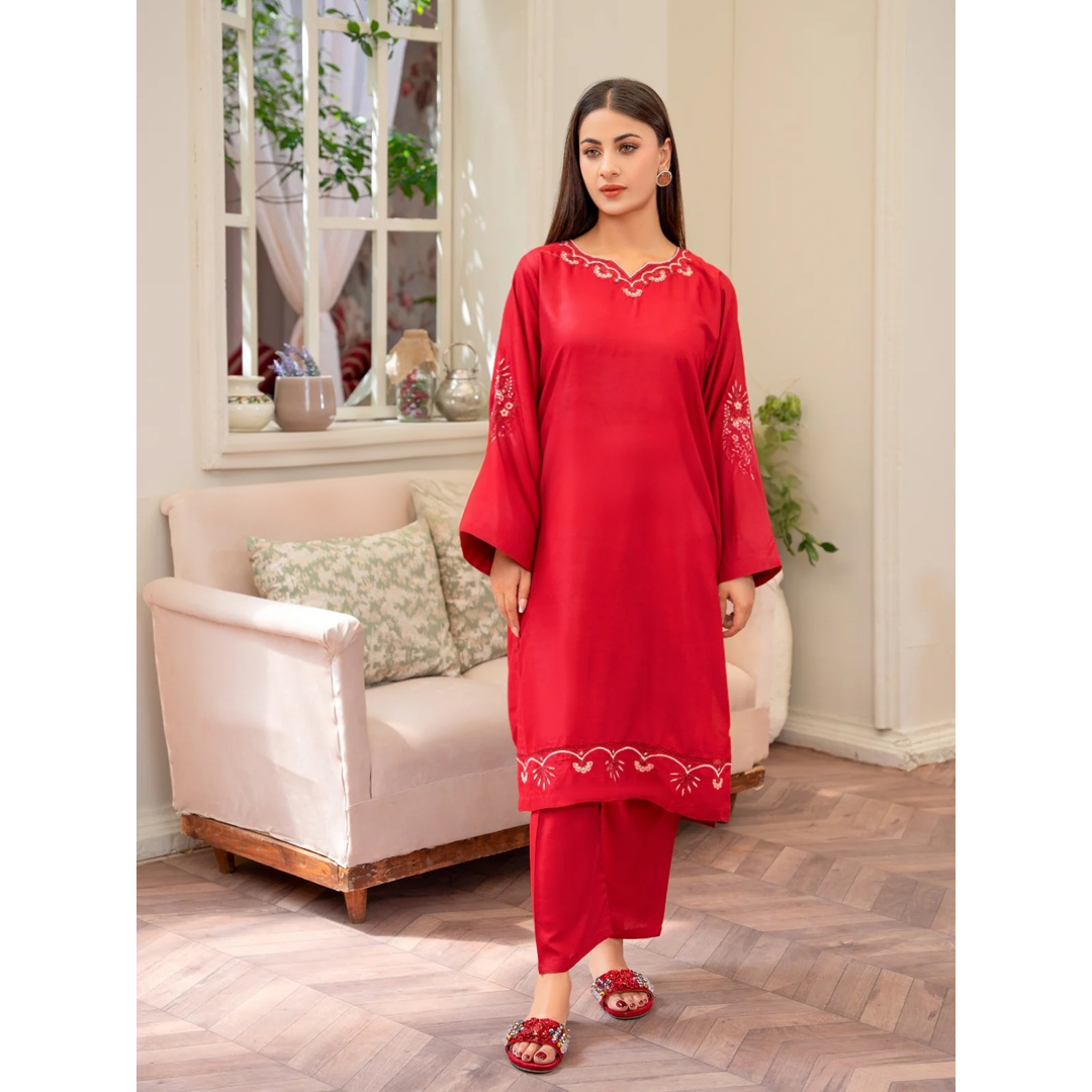 Gulzar – Crimson Serenity Edition | By Ainoor