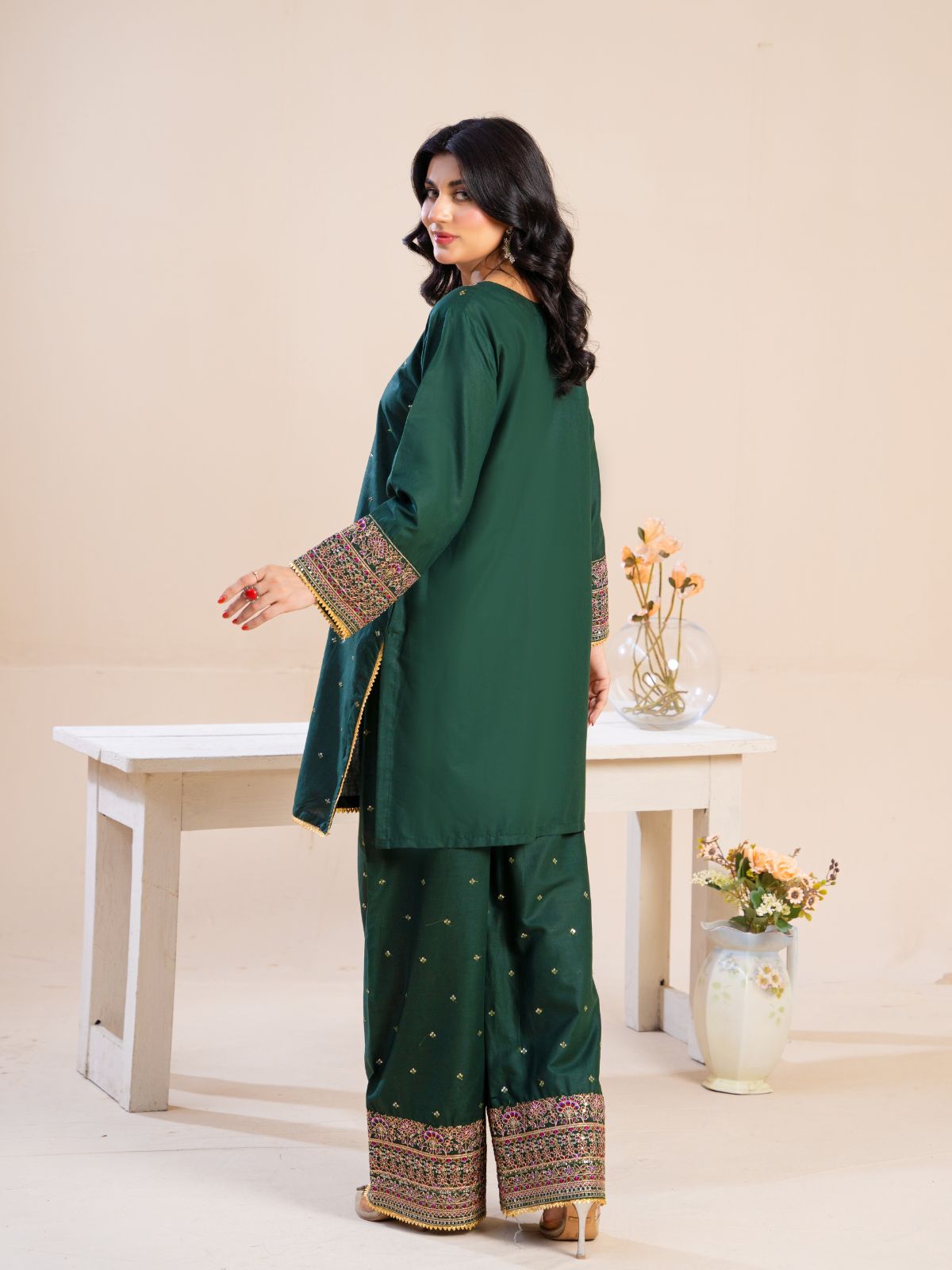 Bottle-Green Formal | By Ainoor