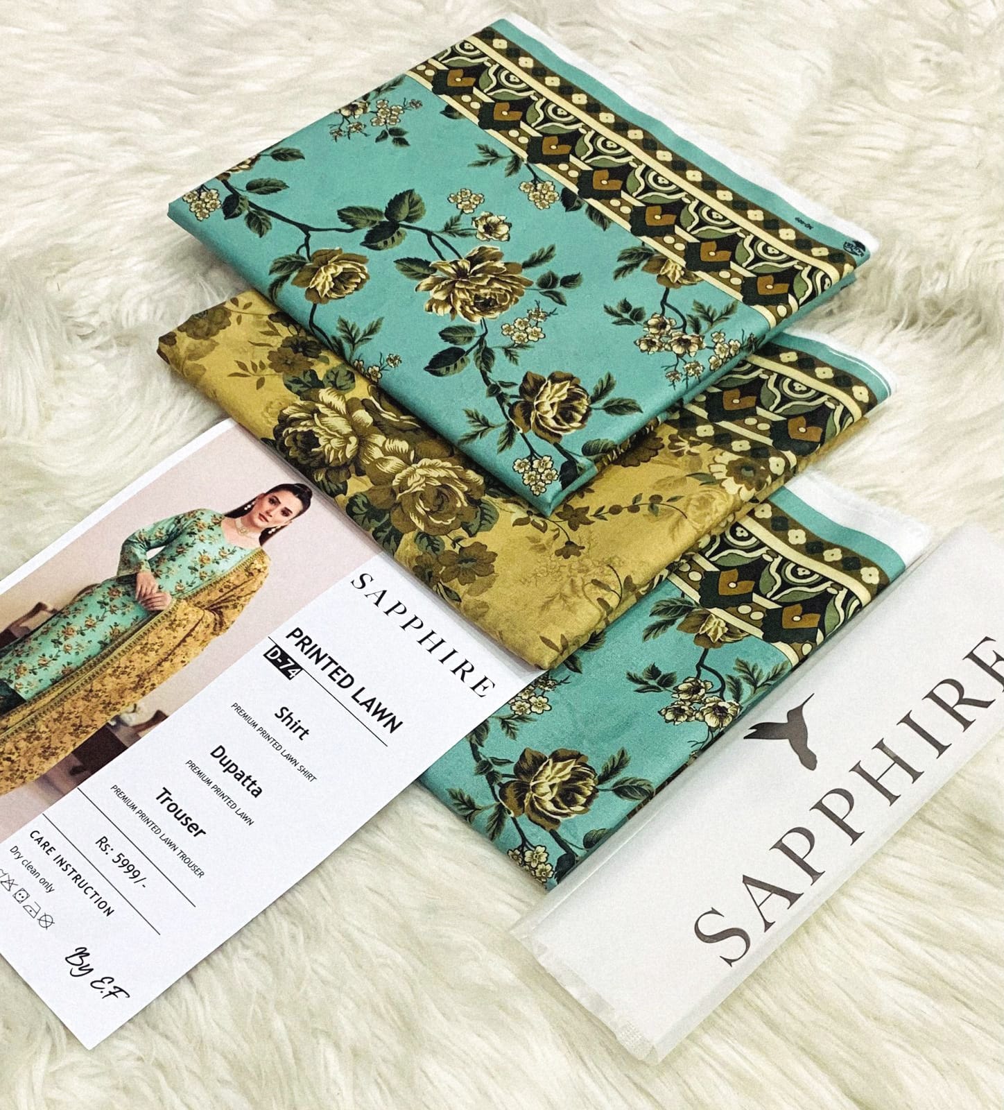 Sapphire 3pc Lawn