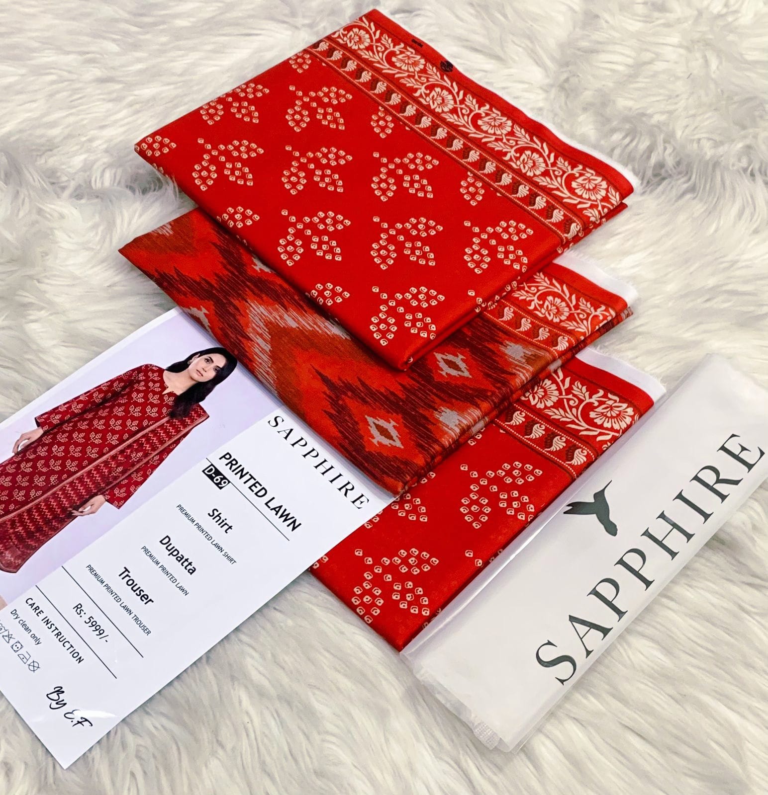 Sapphire 3pc Lawn