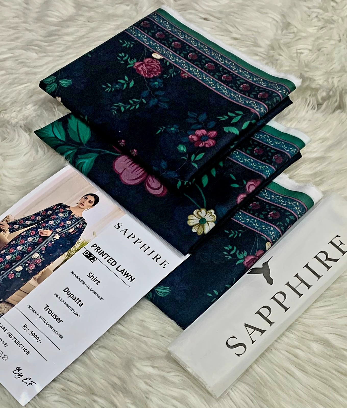 Sapphire 3pc Lawn