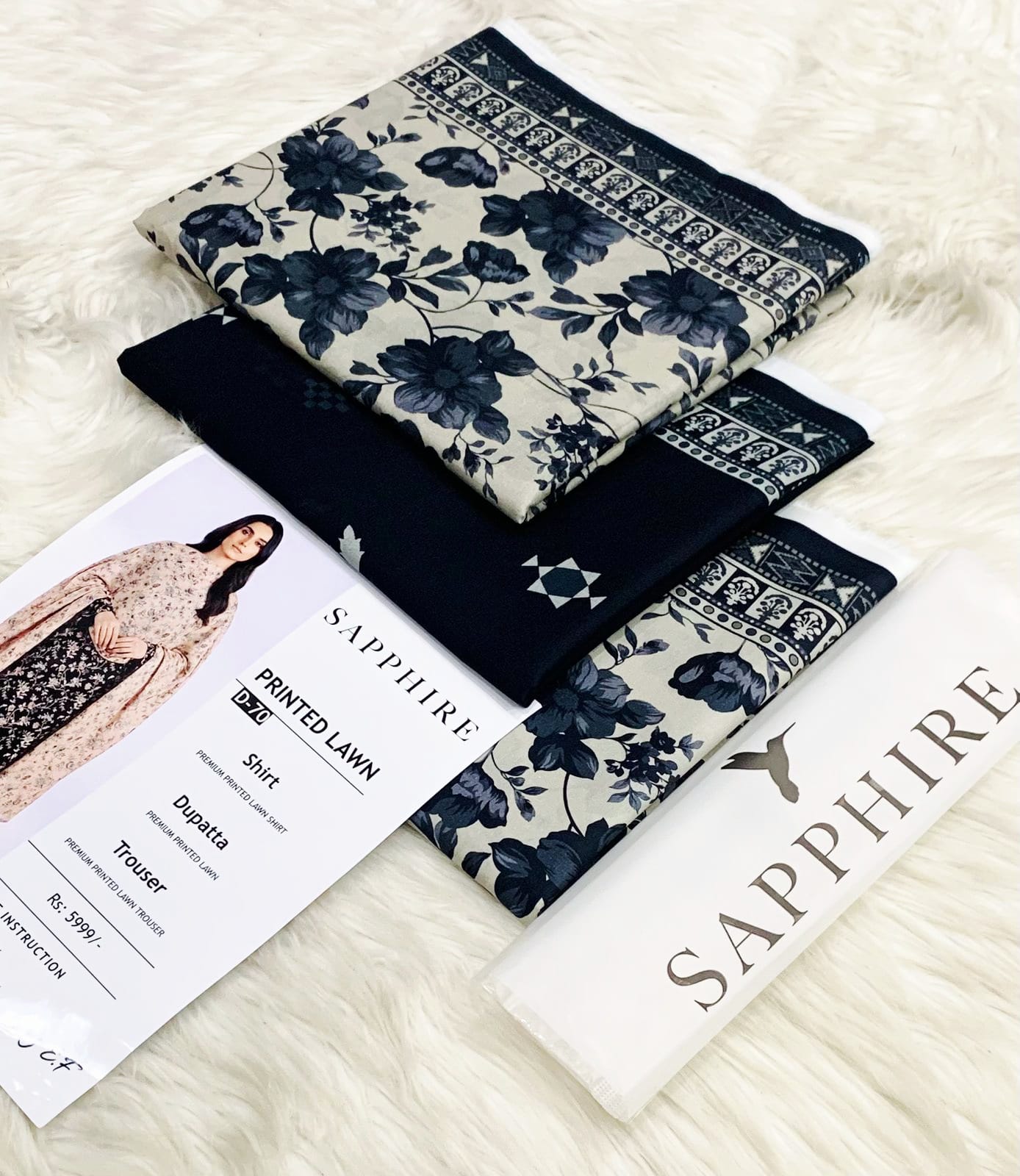 Sapphire 3pc Lawn