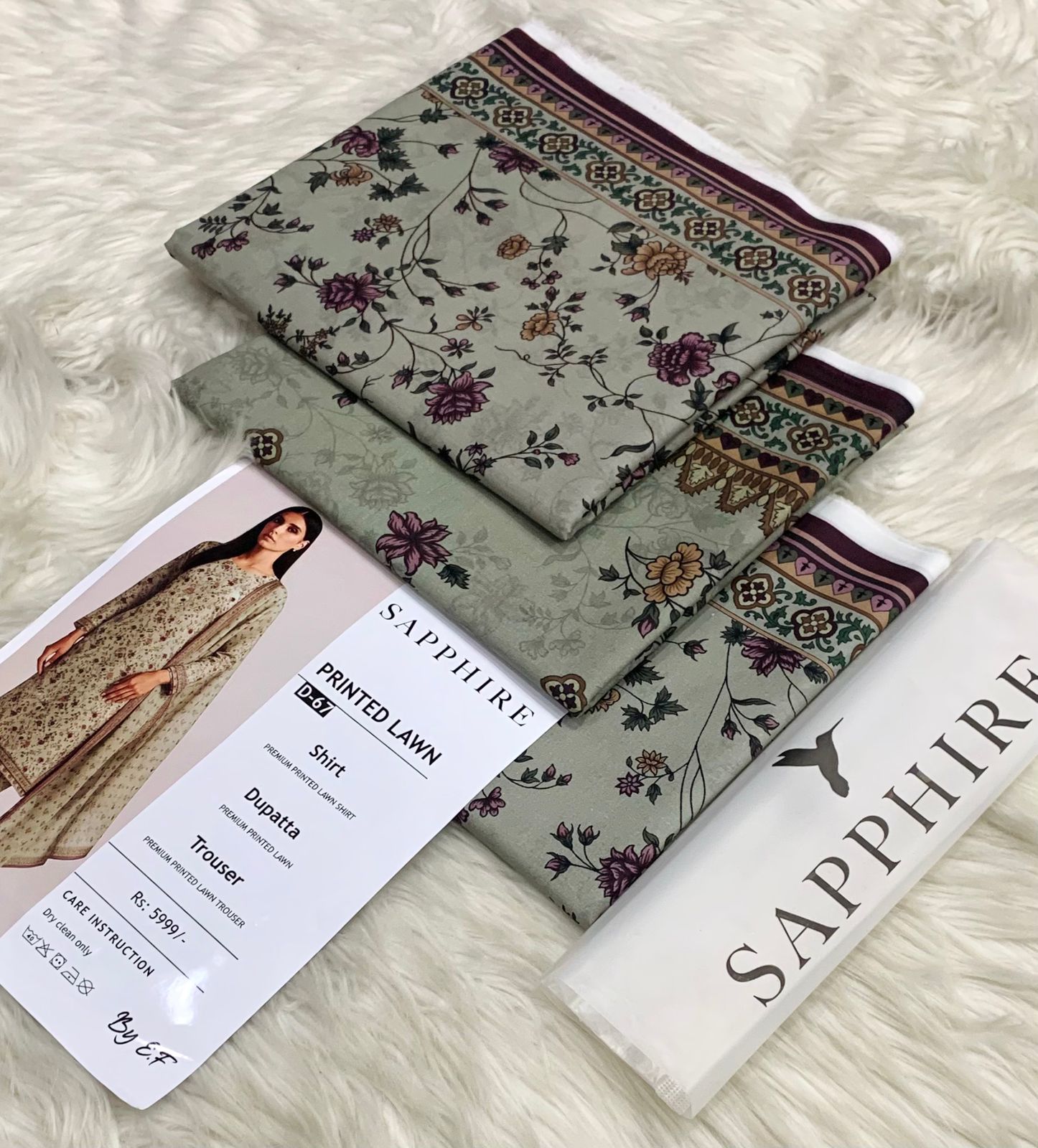 Sapphire 3pc Lawn