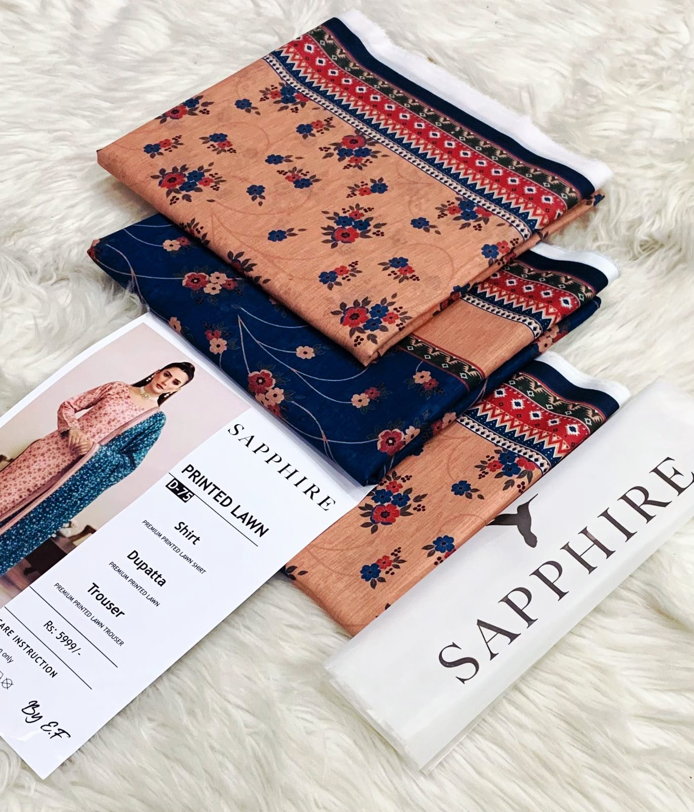 Sapphire 3pc Lawn